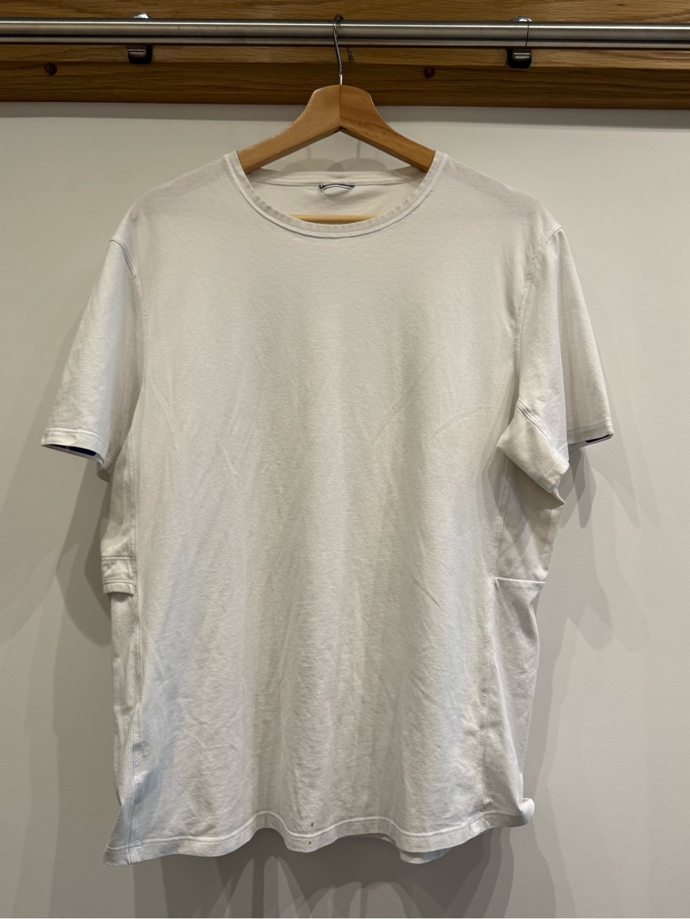 Kit and ace Men's White Short-Sleeve Crew Neck Tee